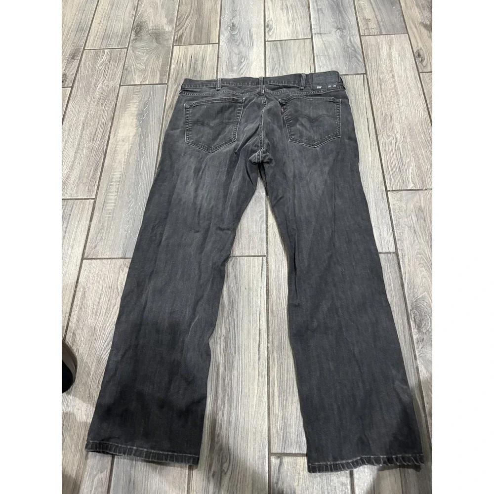 Levi's 559 Men's Relaxed Straight Fit Jeans Dark Gray Wash Size 38x30